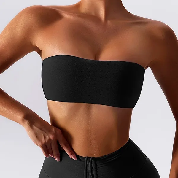 sports bra, strapless bra, strapless top, strapless sports bra, bandeau, fitness bra, yoga bra