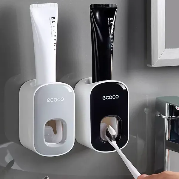 automatic toothpaste dispenser, toothpaste dispenser, wall mount toothpaste dispenser, electric toothpaste dispenser