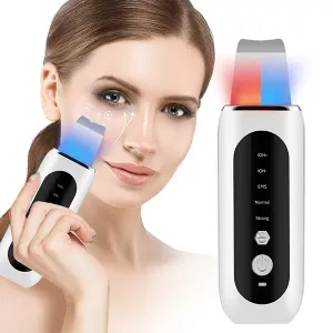 skin scrubber, skin spatula, ultrasonic skin scrubber, face spatula, ultrasonic face cleaner, ultrasonic spatula, facial skin scrubber