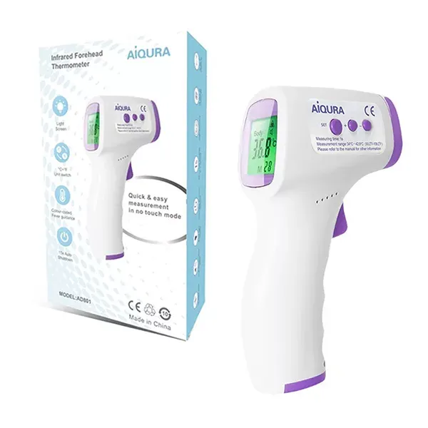 thermometer, infrared thermometer, forehead thermometer, temperature gun, temp gun, non contact thermometer, temperature meter, digital thermometer