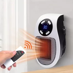 Electric Portable Space Heater With Remote Control