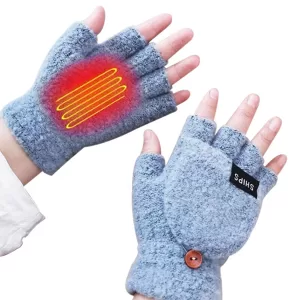 heated gloves, electric gloves, usb heating gloves, usb gloves, warming gloves, half finger gloves