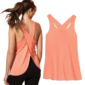 gym shirt, sports shirt, sports top, quick dry shirt, yoga shirt, cross back top, fitness shirt, cross back shirt