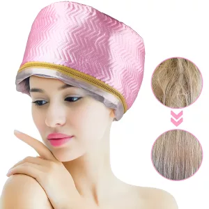 heat cap, hair steamer cap, electric cap, thermal cap