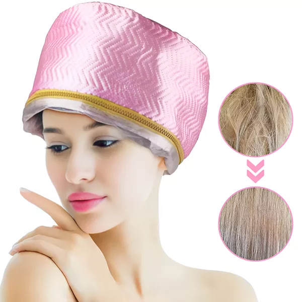 heat cap, hair steamer cap, electric cap, thermal cap