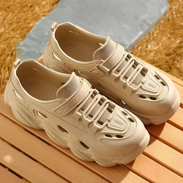 men sandals, closed toe sandals, outdoor sandals, casual sandals, close sandals, non slip sandals, hole shoes