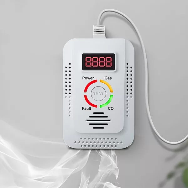 carbon monoxide detector, gas leak sensor, gas leak detector, natural gas detector, gas detector, co detector, carbon monoxide alarm