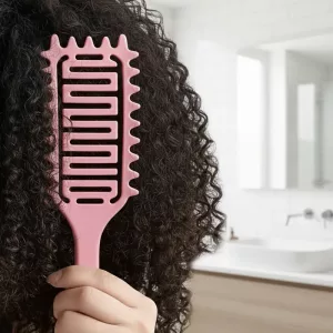 hair brush, curly hair brush, detangling hair brush, vented hair brush