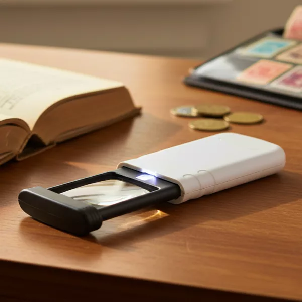 magnifier with led