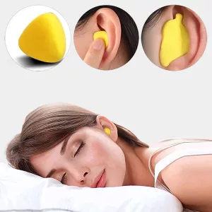 Sleeping Silent Ear Plugs for Noise Reduction - Yellow