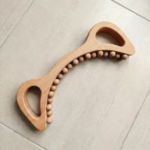 wooden massage roller, anti cellulite massager, wooden massage tool, wooden massage stick, lymphatic drainage roller, cellulite roller, wood therapy tools
