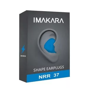 Sleeping Silent Ear Plugs for Noise Reduction - Blue