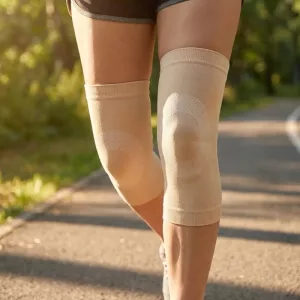 Ultra-Thin Breathable Nylon Anti-Slip Knee Support Compression Sleeve