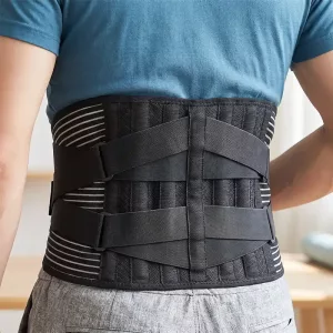 Breathable Lumbar Belt Waist Support Trainer Lower Back Brace