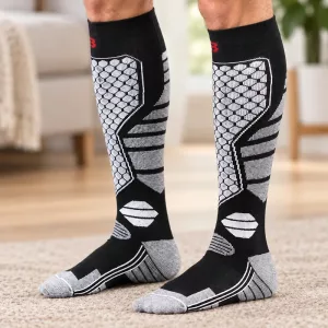 Warm Anti-Slip Knee-High Cotton Compression Winter Socks