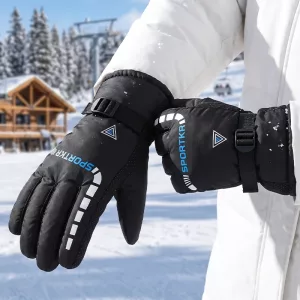 Warm Waterproof Anti-Slip Fleece Winter Gloves for Sports