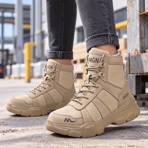 Women's Steel-Toe Waterproof Work Boots