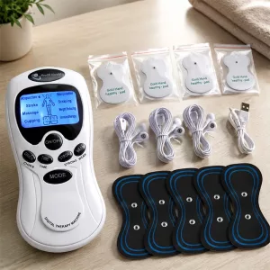 Portable EMS Muscle Stimulator Body Massager Tens Machine