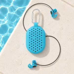 3 Pairs Soft Ergonomic Silicone Swimming Earplugs with Cord